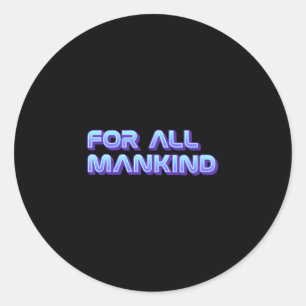 For All Mankind Classic Round Sticker