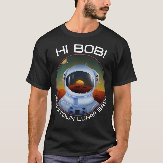 For All Mankind Hi Bob Jamestown Moon Base T-Shirt (Front)
