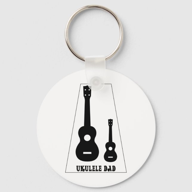 For all Ukulele Dads! Keychain (Front)
