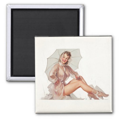 For All Weather Pin Up Art Magnet