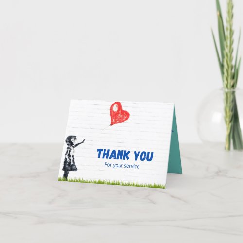 For all you do thank you card