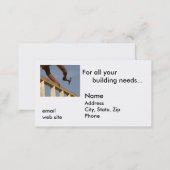 For all your building needs... business card (Front/Back)