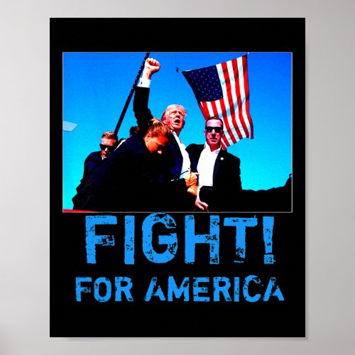 For America Fight For Trump  Poster