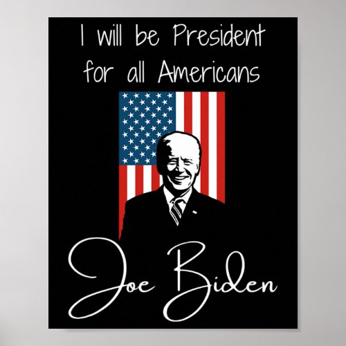 For Americans Biden Inaugural Address 2021 Quote  Poster