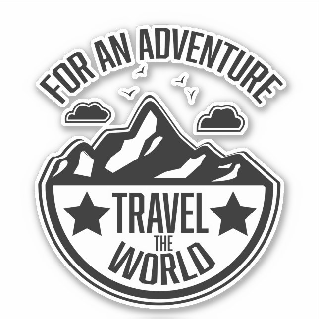 For An Adventure Sticker (Front)