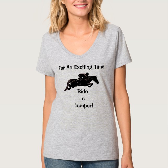 For An Exciting Time! Ride A Jumper T-Shirt (Front)