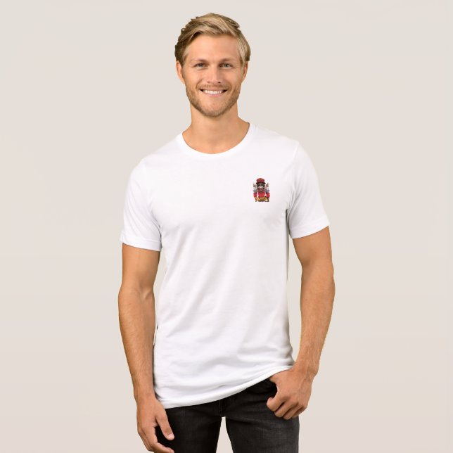 For Animal Lovers. Tri-Blend Shirt (Front Full)