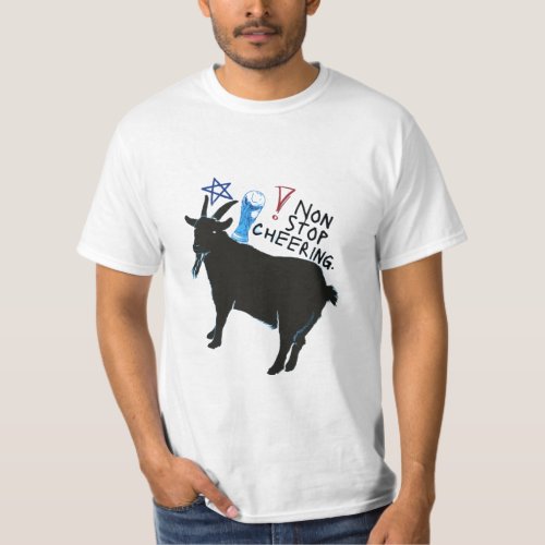 For Argentina lovers design goat non_stop cheering T_Shirt