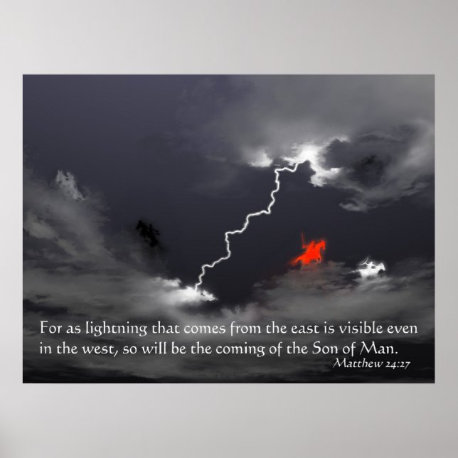 For as Lightning Poster (Front)