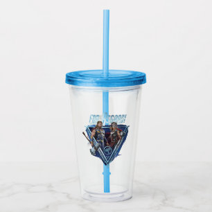 For Asgard! Thor and Mighty Thor Graphic Acrylic Tumbler