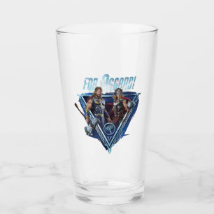 For Asgard! Thor and Mighty Thor Graphic Glass