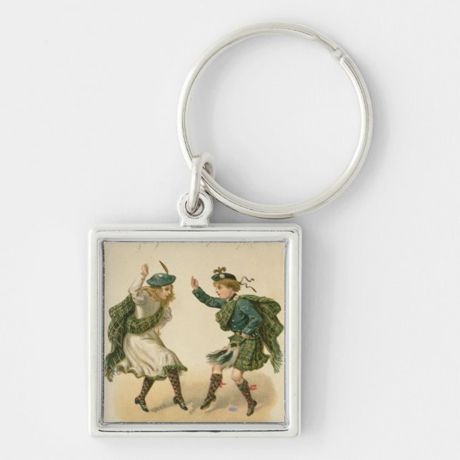 For Auld Lang Syne - A Right Merry Christmas' Keychain (Front)
