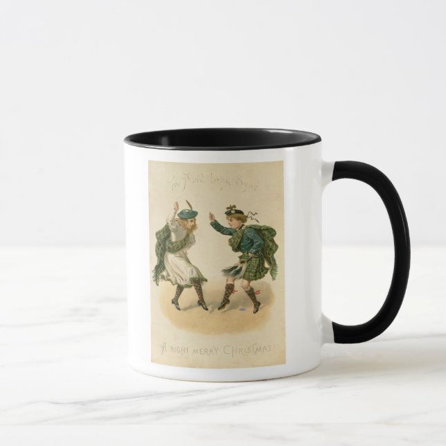 For Auld Lang Syne - A Right Merry Christmas' Mug (Right)