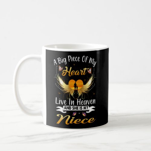 For Aunt Uncle Loved Missed Niece In Heaven Miss M Coffee Mug