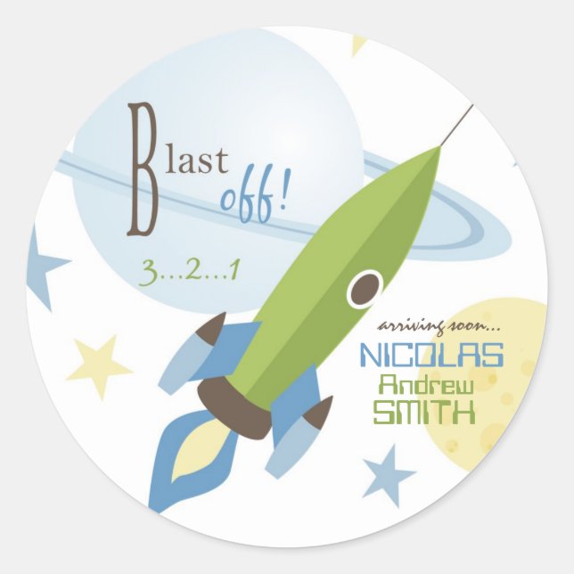 For Baby Boy Sticker (Front)