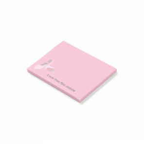 For Ballet Teachers Pink Dance Shoes Personalized Post-it Notes
