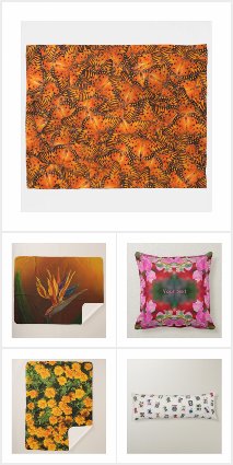 For Bedroom (pillows, blankets,night light,duvet) 