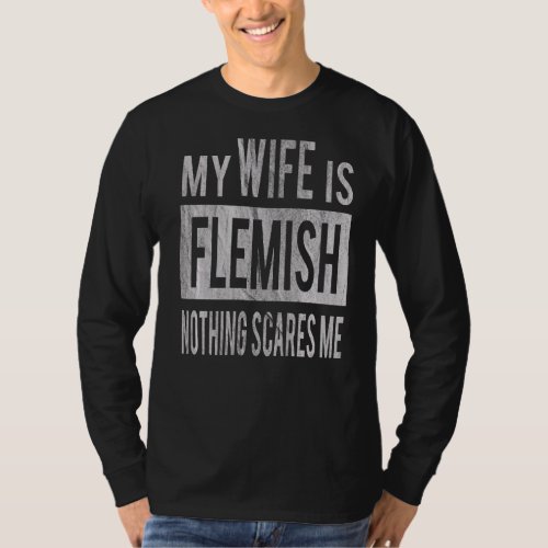 For Best Husband From Flemish Wife Belgium Spouse  T_Shirt