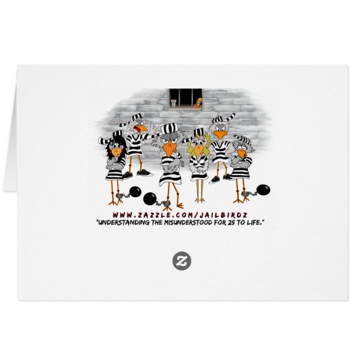 For Better or Worse...Jailbird card (Back Horizontal)