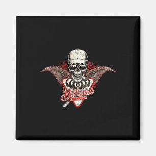 For Billiards Champion Players - Smoking Wings Sku Magnet