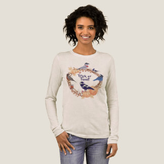 For Birders Trick or Tweet Halloween Tri-Blend Shirt