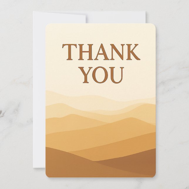 For Boutique Brands & Handmade Sellers Thank You Card (Front)