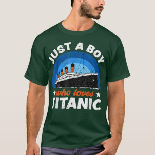 For Boys who just love the RMS Titanic T-Shirt