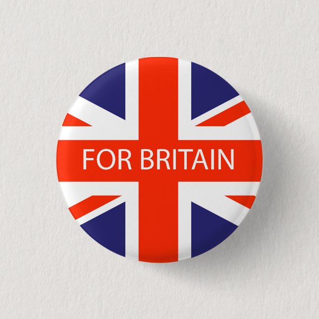 For Britain Badge Button (Front)