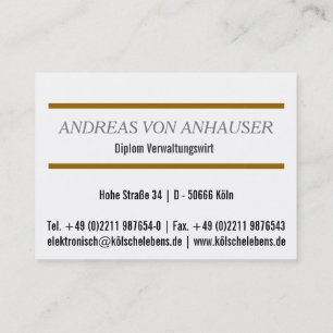 For brokers & real estate experts business card