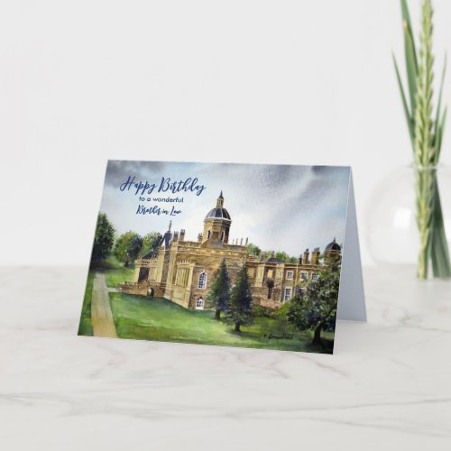 For Brother in Law Birthday Custom Castle Howard Card
