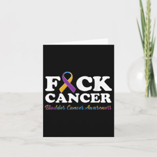 For Cancer Shirt Bladder Cancer Awareness Gifts Card