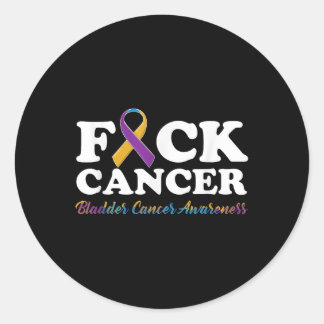 For Cancer Shirt Bladder Cancer Awareness Gifts  Classic Round Sticker