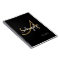 for Chef Recipes a Modern Monogrammed Black