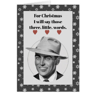For Christmas I will say... Cards