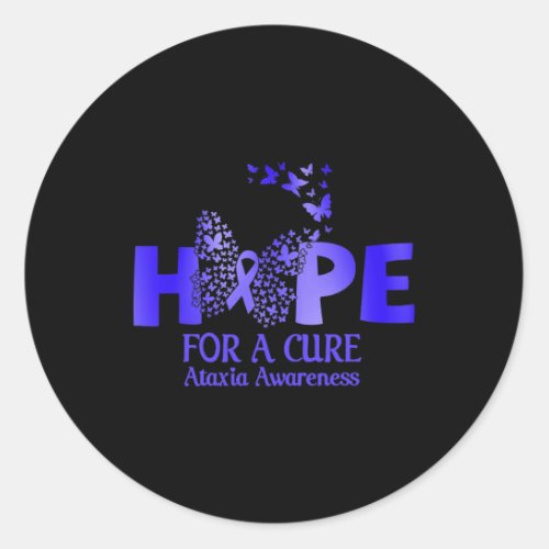 For Cure Ataxia Apparel Ataxia Awareness Gift For  Classic Round Sticker