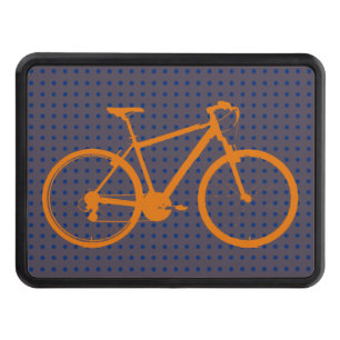 for cyclists bicycle-themed trailer hitch cover