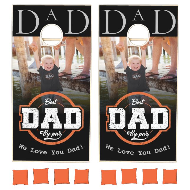 For Dad Custom Photo Cornhole Set (Set)