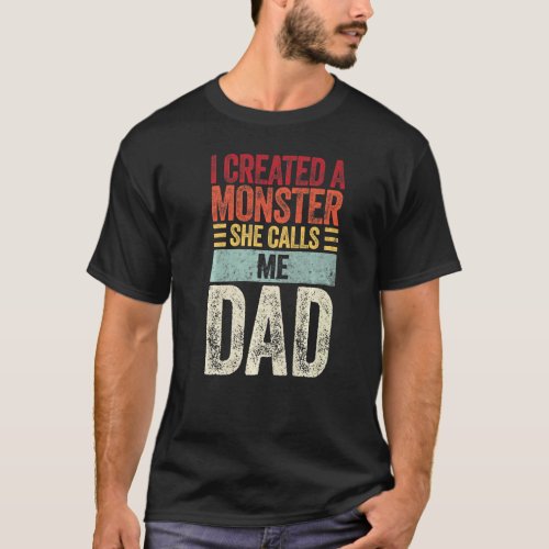 For Dad From Daughter First Fathers Day T_Shirt