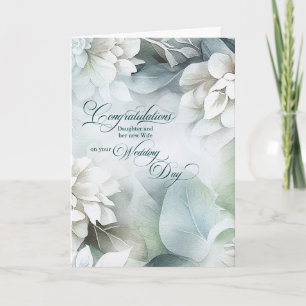 For Daughter and Her Wife Wedding Congratulations Card