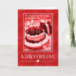 for Daughter and Son in Law on Valentine's Day Holiday Card