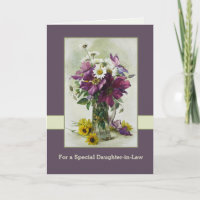 For Daughter-in-Law on Mother's Day. Fine Art Card