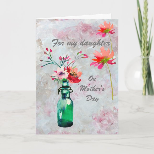 For Daughter on Mother’s Day  Card (Front)