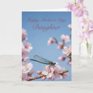For Daughter on Mother’s Day Dragonfly card