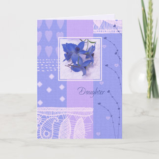 For Daughter on Mother's Day. Spring Flowers Card