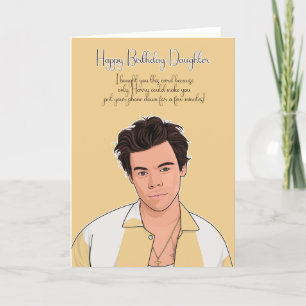 For Daughter Styles Birthday Card