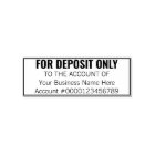 For Deposit Only Basic Business Office Bank Custom
