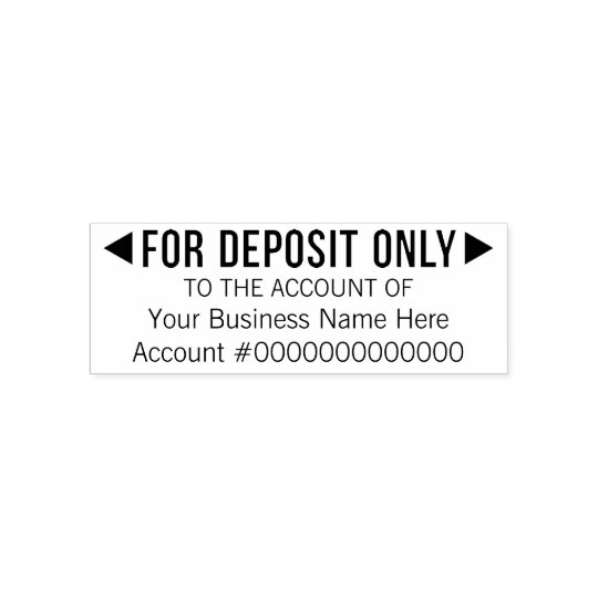 for deposit only basic
