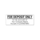 For Deposit Only Custom Basic Business Office Bank