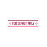 [ Thumbnail: "For Deposit Only" Rubber Stamp ]