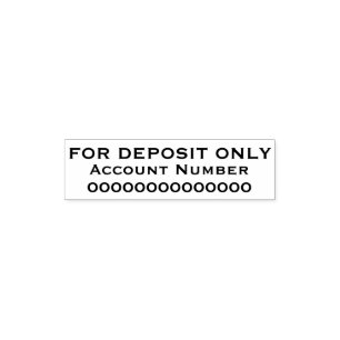 For Deposit Only Stamp Business Self-Inking Stamp
